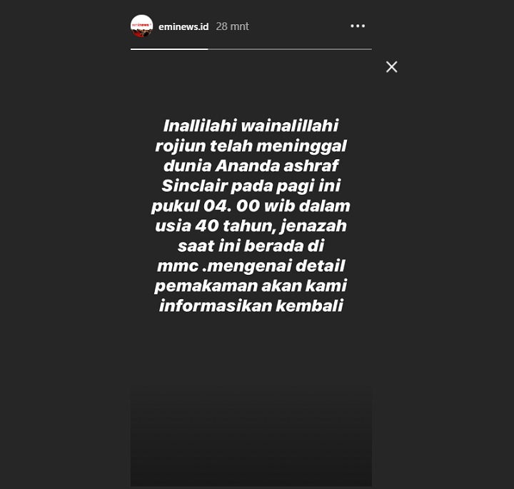 Ashraf Suami BCL Meninggal Dunia, Sejumlah Rekan Artis Ikut Syok