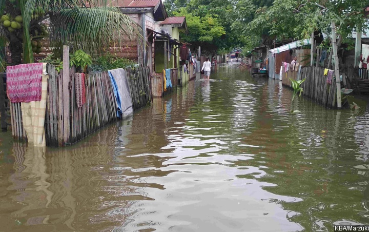 Kabupaten Penajam Paser Utara 'Ibu Kota Baru' Kembali Terendam Banjir