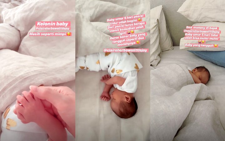 Baru Berusia 5 Hari, Lucunya Posisi Tidur Putri Shandy Aulia yang Berubah-Ubah