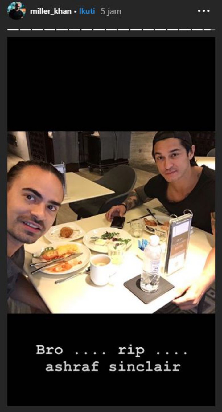 Miller Khan Merinding Dengar Ashraf Sinclair Wafat, Akui Kehilangan Sosok Rival