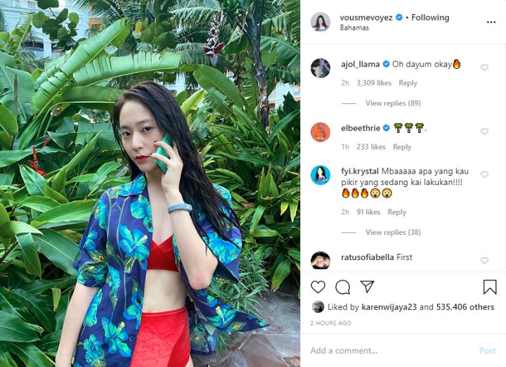 Foto Seksi Krystal f(x) Pakai Bikini Hebohkan Fans, Amber Ikut Kaget