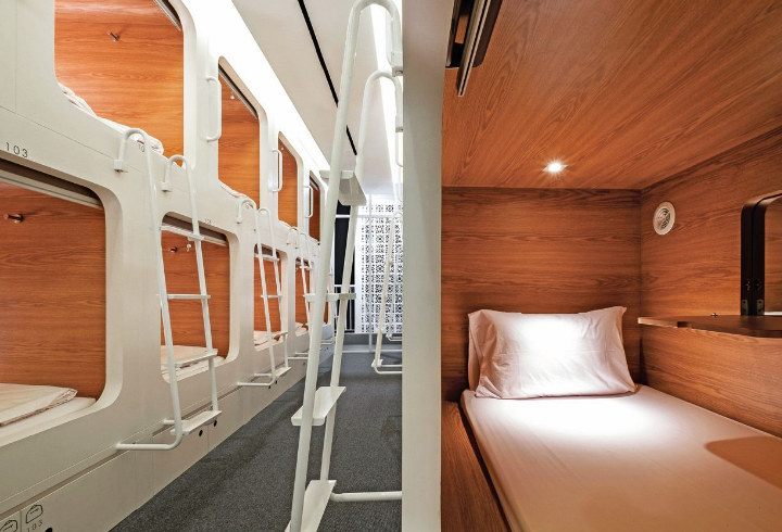 KINI Luxury Capsule, Hotel Kapsul di Jakarta dengan Desain Minimalis Namun Mewah