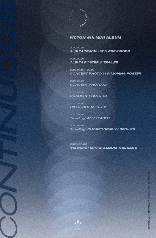 VICTON Akhirnya Rilis Jadwal Perilisan Konten Album Comeback \'Continuous\'