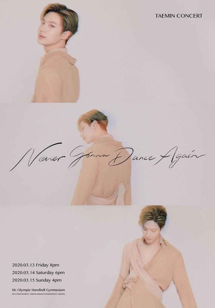 Jawab Protes Fans, SM Akhirnya Umumkan Konser Solo Taemin SHINee