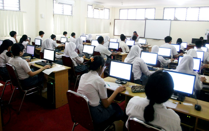 Viral 'Cheat' UNBK Dibobol Siswa SMA, Ini Penjelasan Kemendikbud