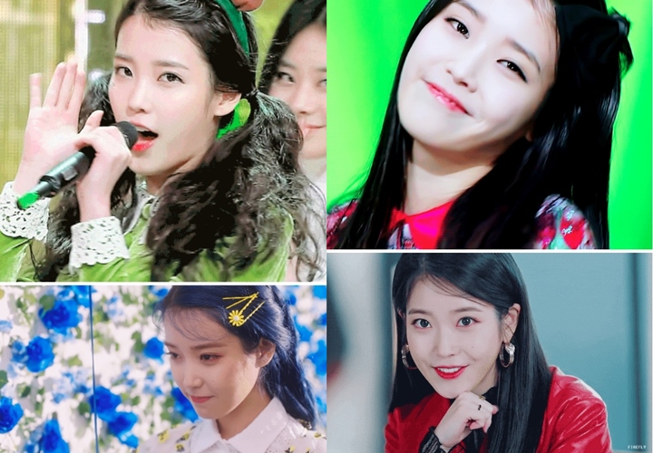 Foto IU 9 Tahun Lalu Dibandingka Dengan Foto Nya Yang sekarang