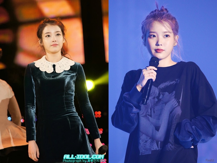 Foto IU 9 Tahun Lalu Dibandingka Dengan Foto Nya Yang sekarang