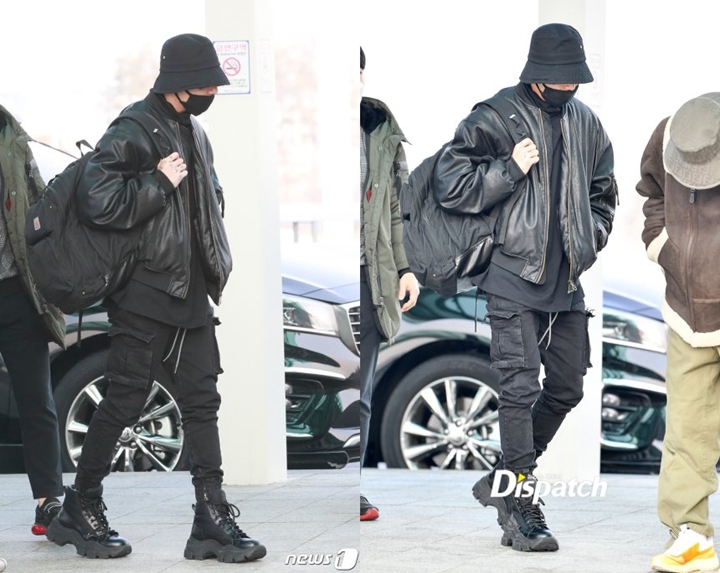 Rambut Biru Jungkook BTS Ngintip Saat Berangkat ke New York, Fans Tak Siap 1