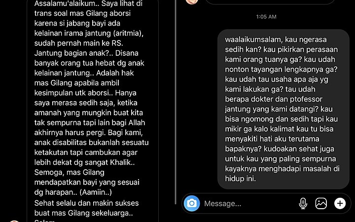 Gilang Dirga Geram Dibilang Tega Aborsi Janin di Kandungan Sang Istri: Kau Pikir Bapaknya Gak Sedih?