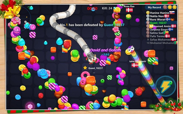 Permen Ular atau Snake Candy.io, Game Cacing yang Membuatmu Bisa Memilih Berbagai Skin Menarik