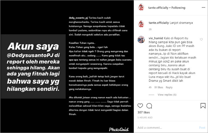 Dedy Susanto Curhat