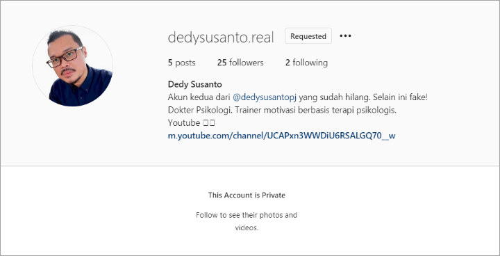 Dedy Susanto Curhat