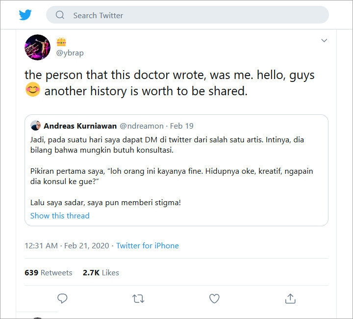 Curhatan Reza Arap