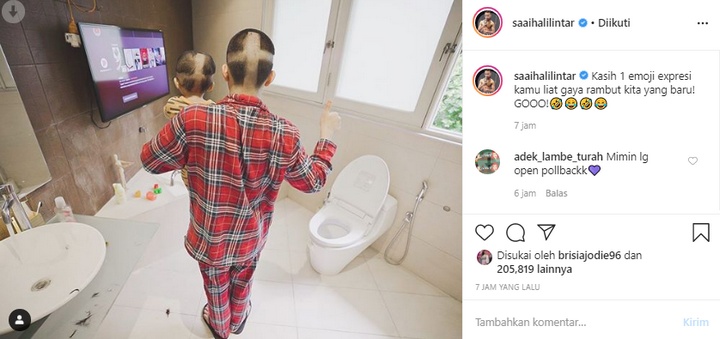 Potongan Rambut Saaih Halilintar