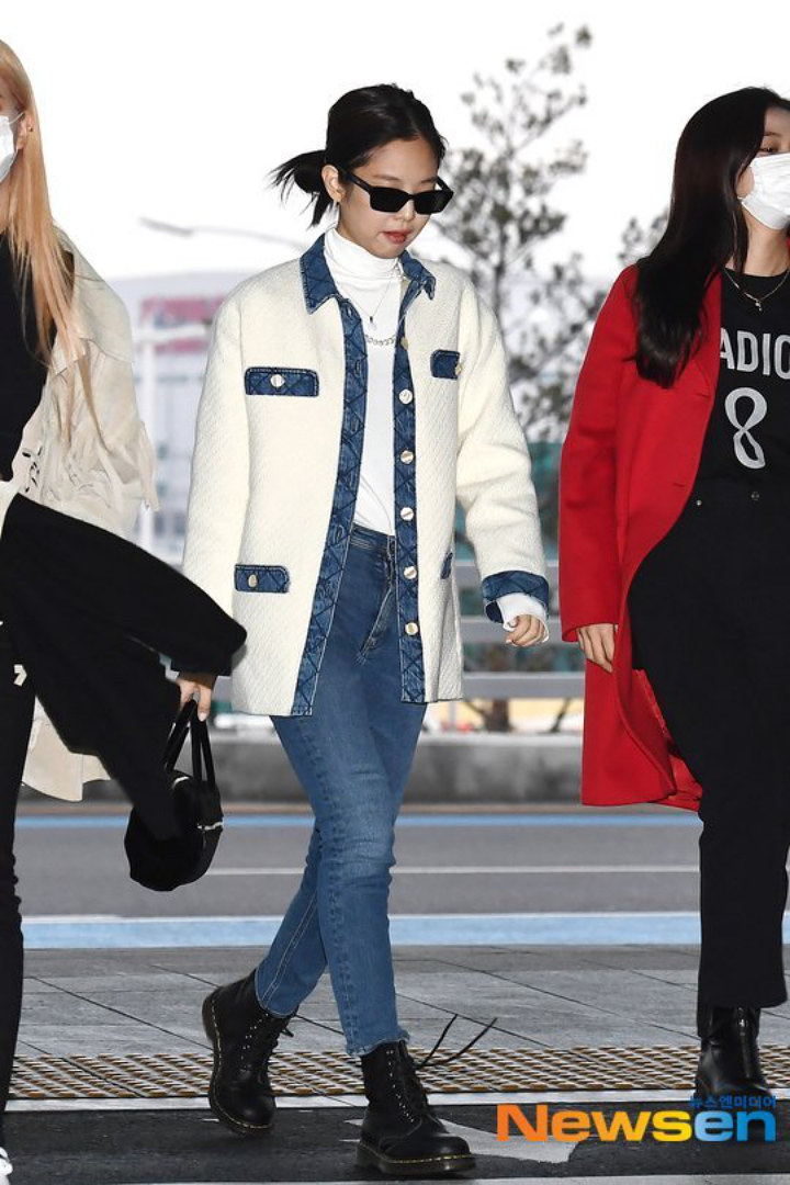 Dandanan Kena Julid, Jennie BLACKPINK Dikritik Tak Pakai Masker di Bandara 1