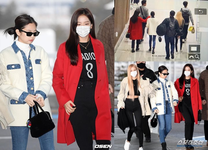 Manisnya Jisoo BLACKPINK Betulkan Masker Jennie, Jurnalis Sengaja Ponsting Foto Saat Tak Pakai?