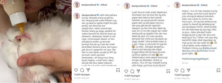 Dewi Persik Ditipu Asisten