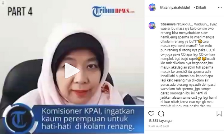 Nyai Kidul tanggapi Berita Viral KPAI