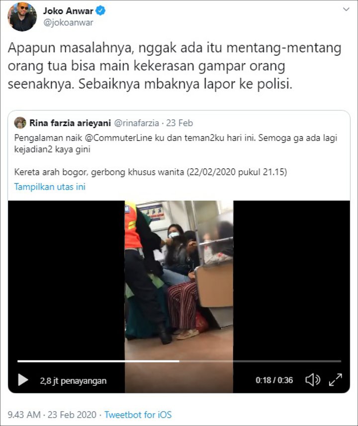 Joko Anwar Komentari Emak-Emak Viral