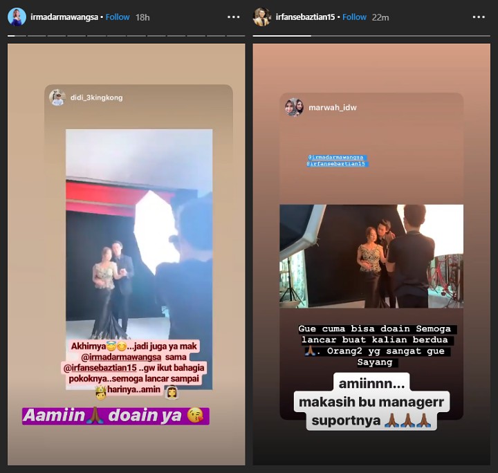 Perkuat Dugaan Nikah, Irfan Sbaztian dan Irma Darmawangsa Bocorkan Sesi Prewedding