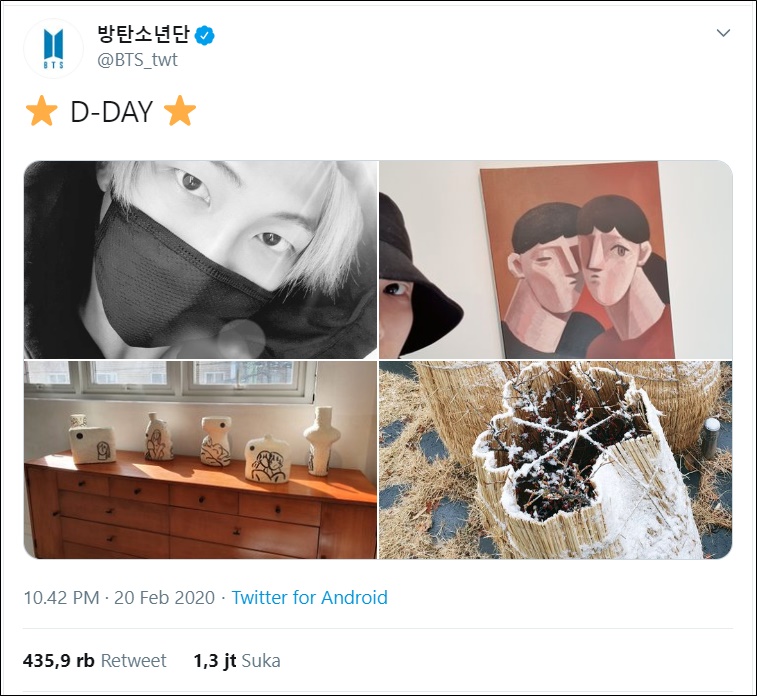 Comeback \'Map of the Soul: 7\', BTS Kuasai Twitter Dengan 17 Juta Cuitan Dalam 48 Jam