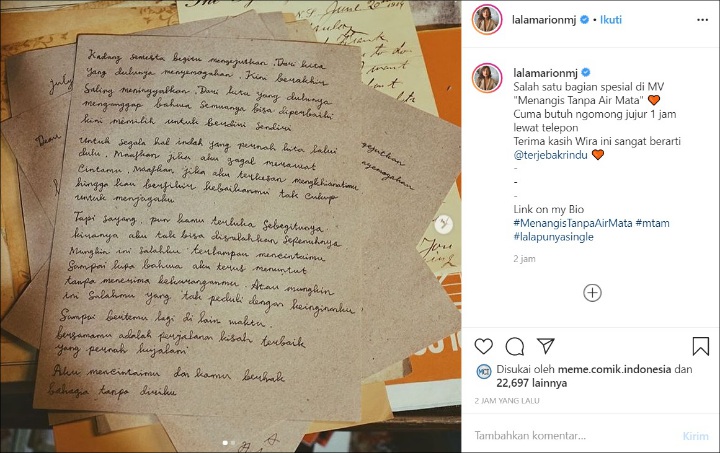 Marion Jola Nominator Billboard Indonesia Music Awards Posting Ini Jelang Acara