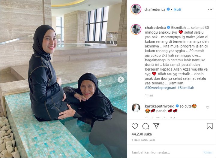Demi Anak Jadi Cerdas, Chacha Frederica Lakukan \'Ritual\' Ini Saat Hamil