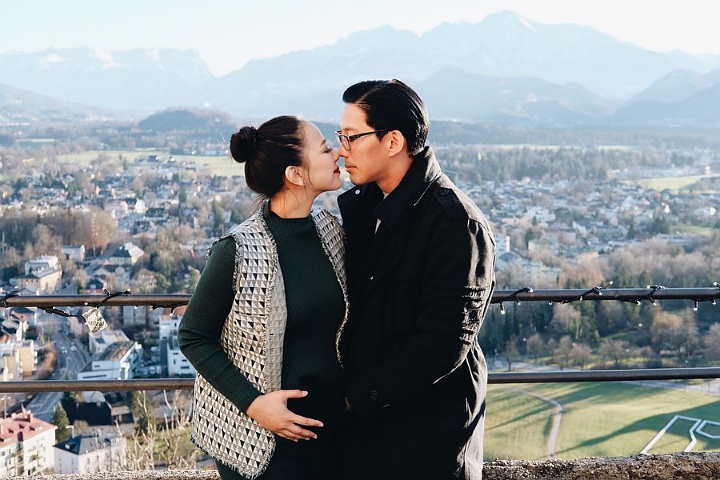 Yuanita Chrsitiani Saat Babymoon Keliling Eropa