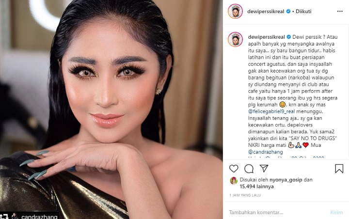 Penangkapan Vitalia Sesha Bikin Dewi Persik Dikira Tersandung Kasus Narkoba, Kok Bisa?