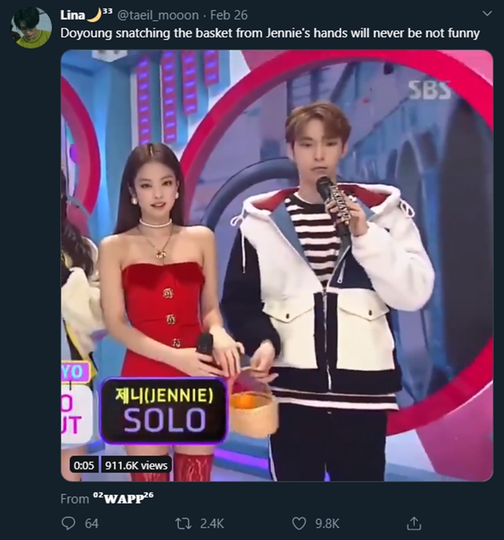 Interaksi Canggung Jennie BLACKPINK dan Doyoung NCT Kembali Jadi Bahasan