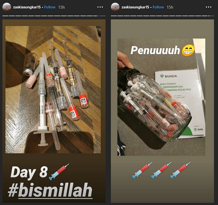 Jalani Program Bayi Tabung, Zaskia Sungkar \'Dihujani\' Jarum Suntik