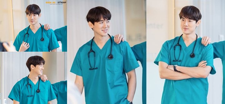 Senyum Menawan Yoo Yeon Seok di Lokasi Syuting \'Hospital Playlist\'