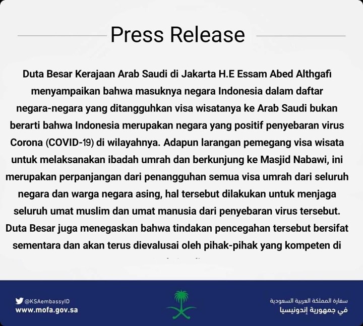 Dubes Arab Saudi Untuk RI