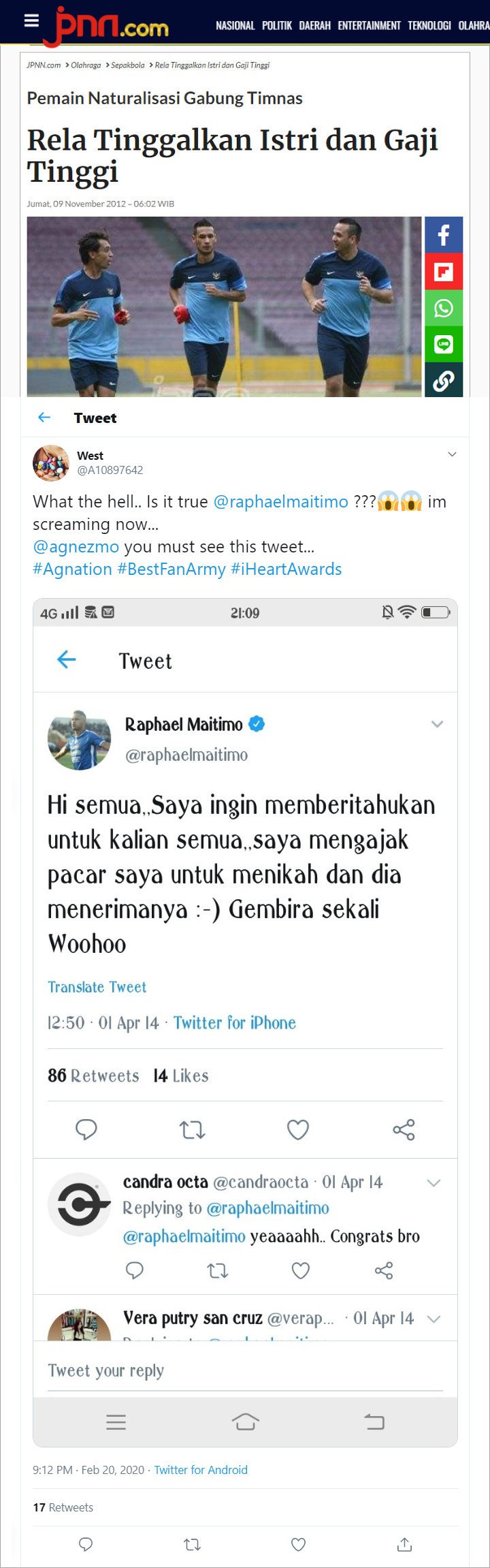 Tweet Raphael Maitimo