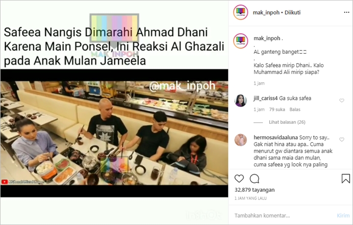 Kakak Idaman, Reaksi Al Ghazali Saat Putri Mulan Jameela Dimarahi Ahmad Dhani Curi Perhatian