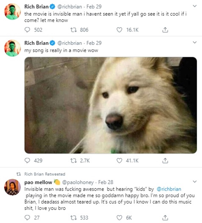 puisi horor bahasa inggris Rich Brian Terkejut Saat Lagunya Dipakai Soundtrack Film 