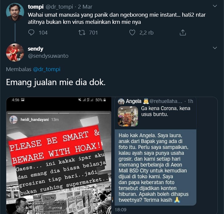 Tompi Akui Geram dengan Pedagang Masker Sampai \'Menggandeng\' Presiden Jokowi