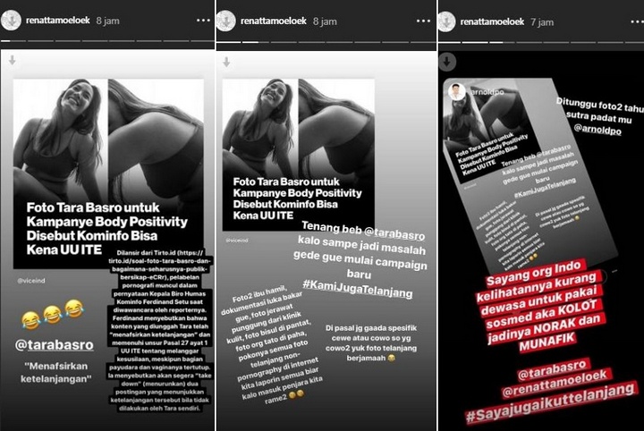 Tanggapan Chef Renatta Soal Kontroversi Tara Basro