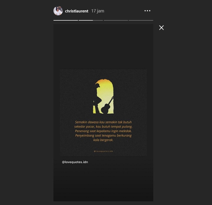 Kompak Tulis Status Galau, Amanda Manopo dan Christ Laurent Putus?