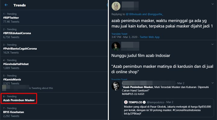 Penimbun Masker