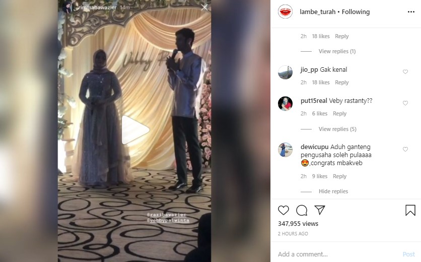 Vebby Palwinta Resmi Dilamar, Paras Sang Kekasih Jadi Sorotan