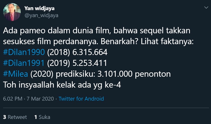 Film \'Milea\' Tak Sesukses Seri Dilan Sebelumnya, Vanesha Prescilla Bocorkan Sekuel Keempat?