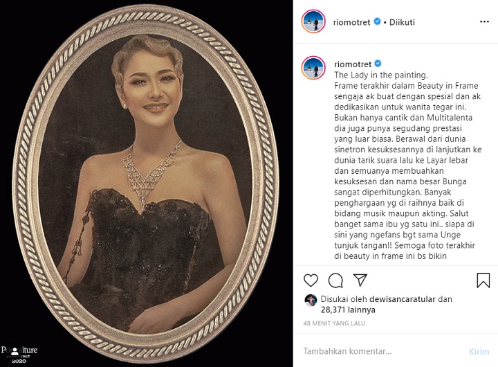 Bukan Syahrini, Bunga Citra Lestari Jadi Model Terakhir \'Beauty In Frame\' Rio Motret