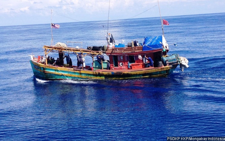 KKP Kembali Berhasil Tangkap Kapal Maling Ikan di Selat Malaka