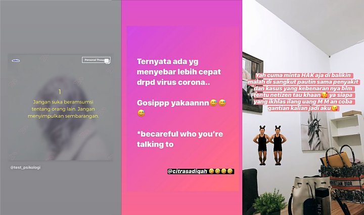 Reaksi Medina Zein