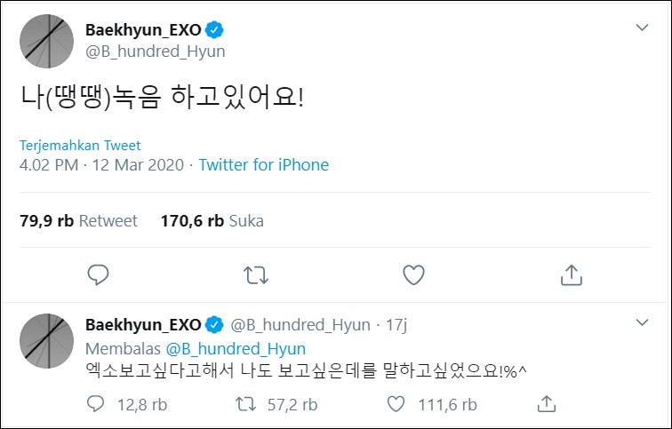  Usai Beri Kode Misterius, Baekhyun EXO Konfirmasi Sedang Produksi Lagu Solo Baru