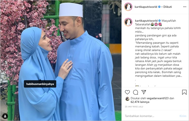 Kartika Putri dan Habib Usman