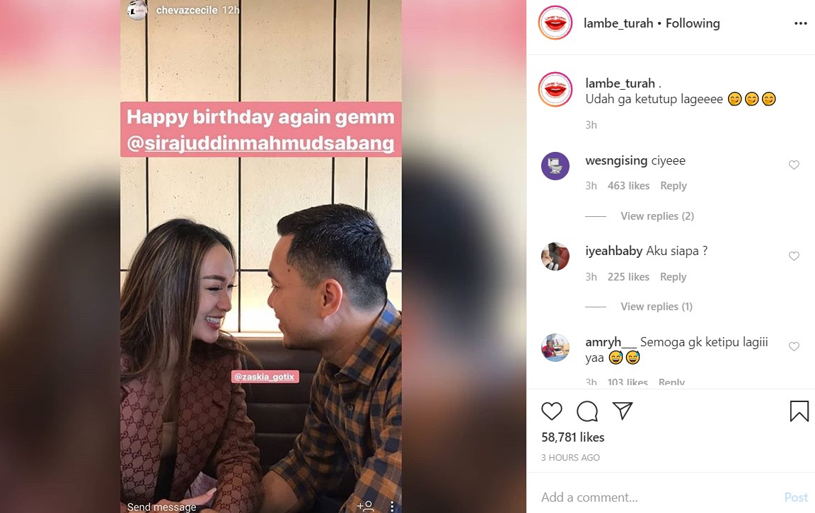 Hubunga Zaskia Gotik Dengan Sirajuddin Disebut Siap Go Public Gara-Gara Potret Ini