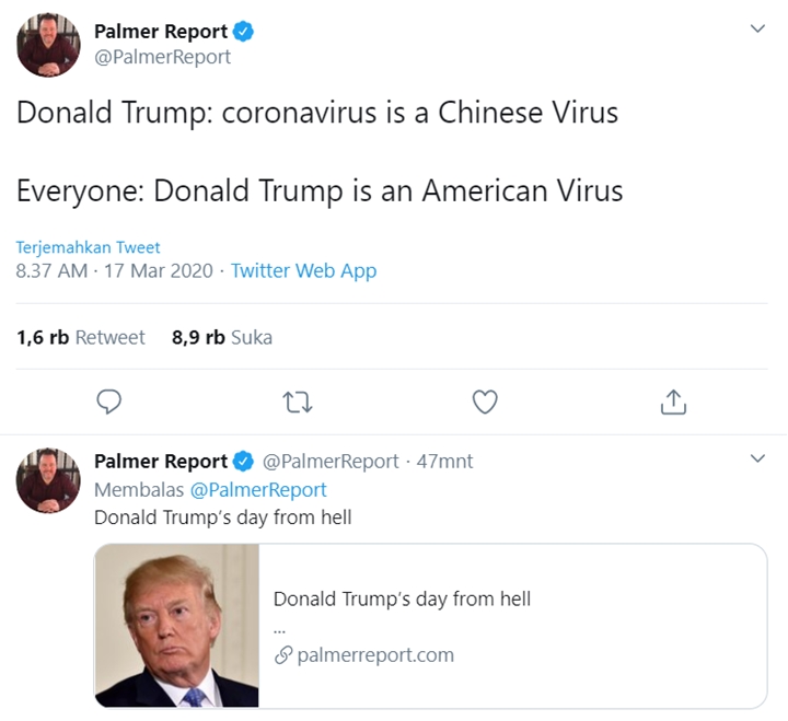 Donald Trump Banjir Kecaman Usai Sebut \'Chinese Virus\' Hingga Jadi Trending-2