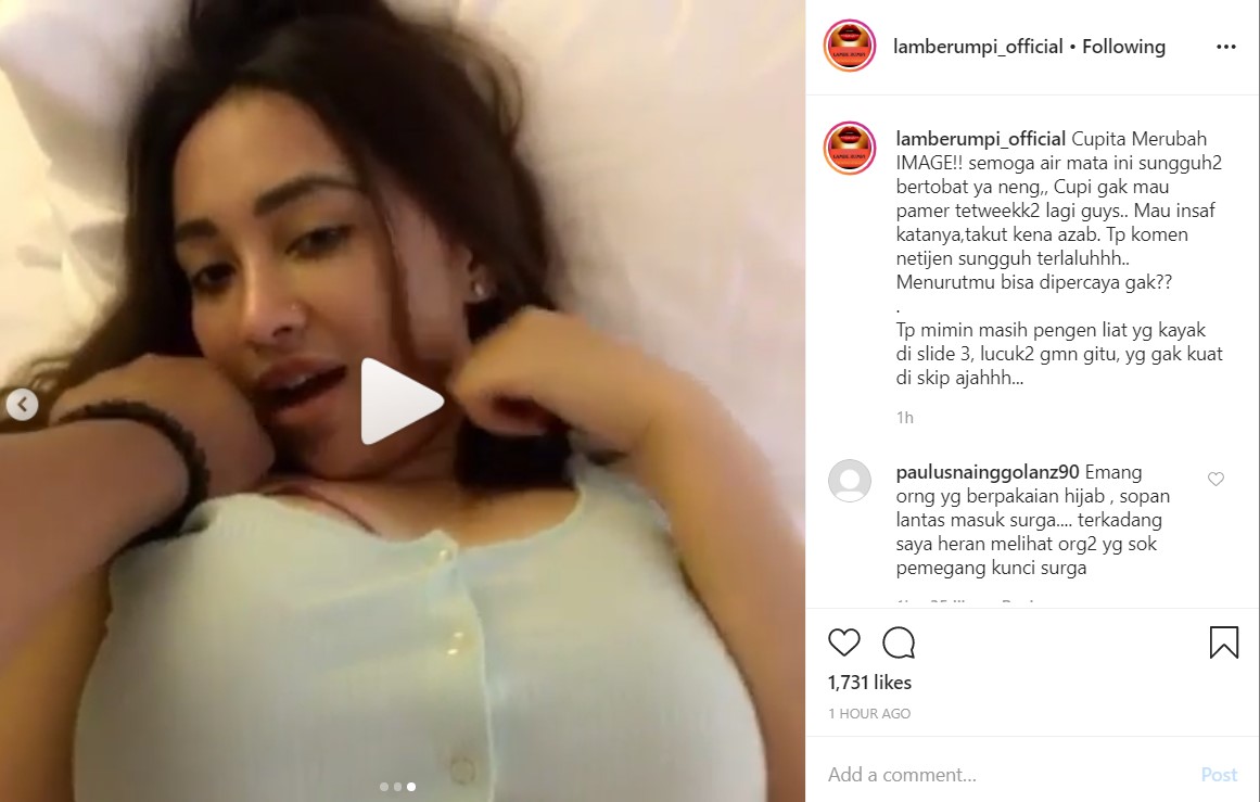 Cupi Cupita Nangis Ingin Rubah Imej, Video Lawas Ini Malah Kembali Diungkit